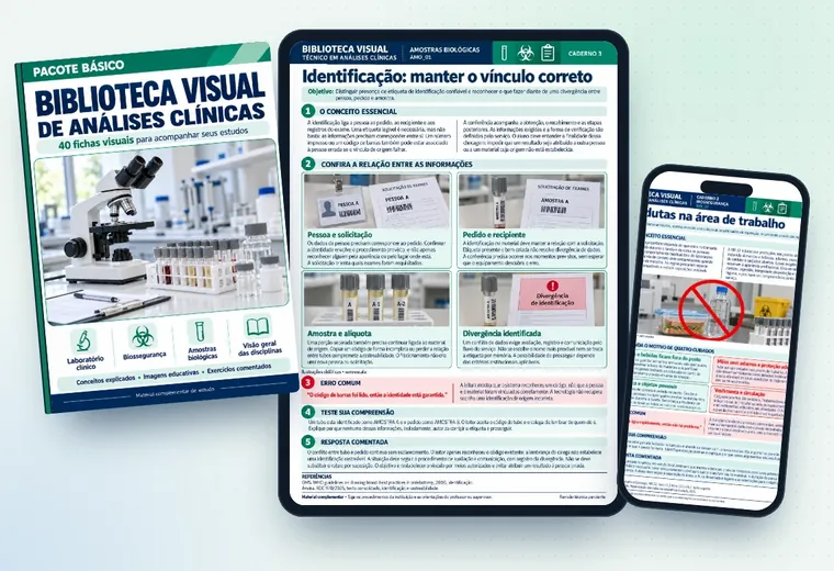 Prévia do Pacote Básico no tablet e no celular